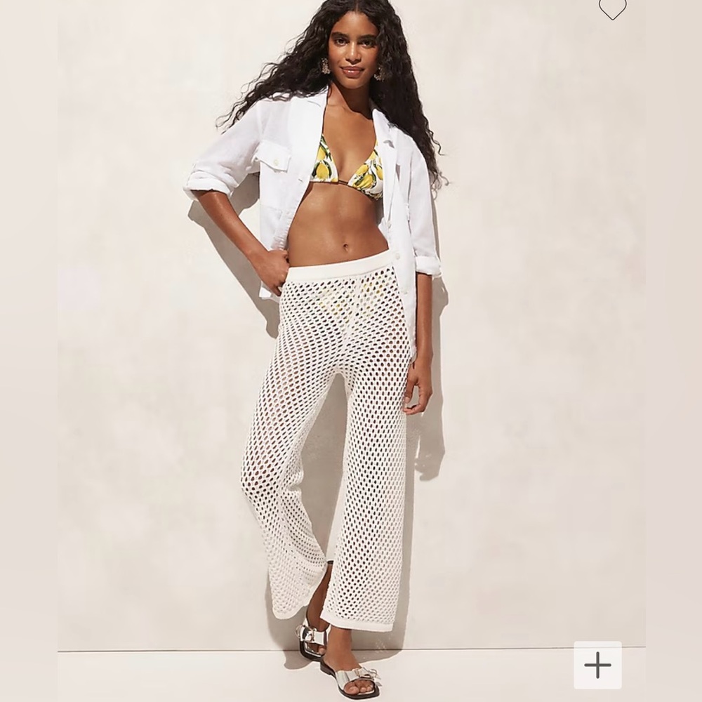 Brand New J.crew Beach Crochet Pants